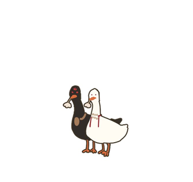 不小心画成鸭子了 