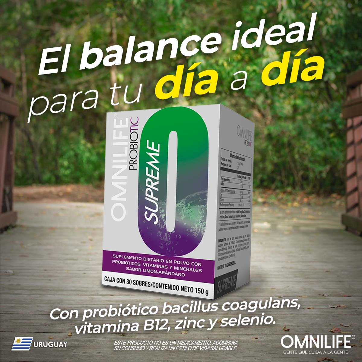 ¿Ya probaste el OMNILIFE Probiotic Supreme? Dale el balance de vitaminas y minerales a tu día con un rico sabor a limón-arándano. 

Encuentra este producto con un Distribuidor Independiente de Uruguay. Conoce la disponibilidad y presentación en tu país.

#OMNILIFE