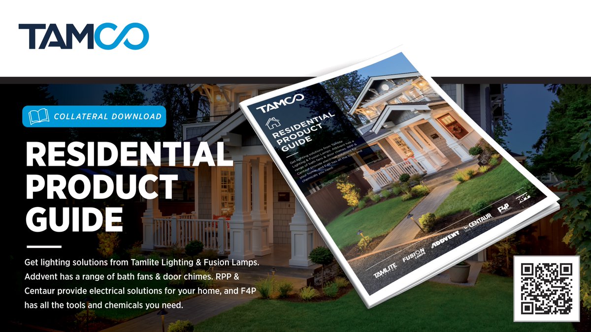 NEW Residential Product Guide is now available for download. Our high-performance quality lighting solutions are designed to suit your every dream home need! 🏠

Scan the QR code to download the complete product guide. 📘