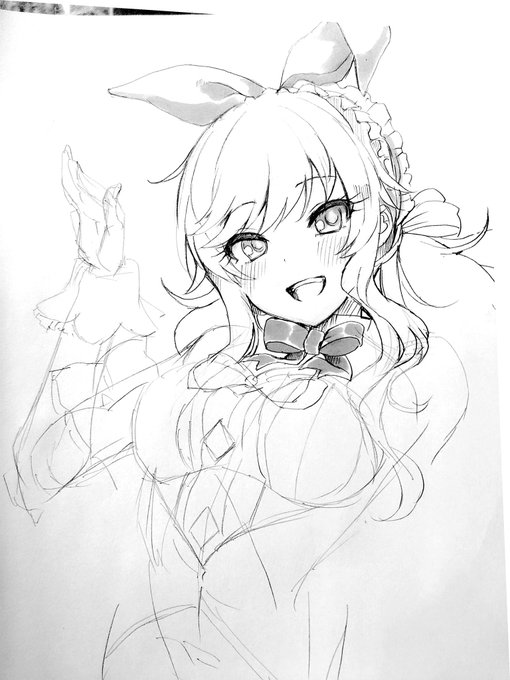 ゆいんちゃ～
らくがきのつもりだったんだけど思ったより描き込み過ぎてる… 