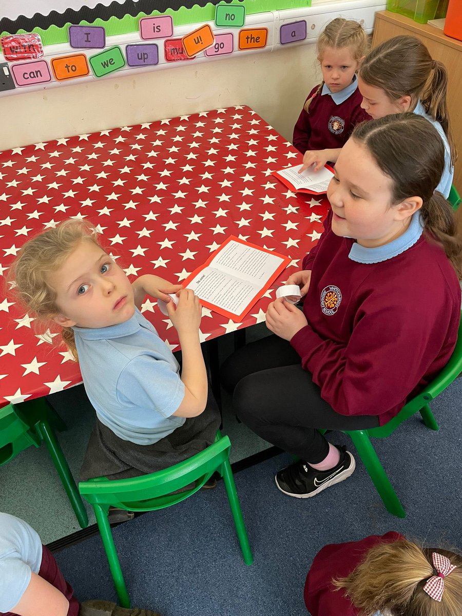 whitchurchprm's tweet photo. 5SJ ‘taking action’ and collaborating! Reception performed a variety of songs and dances and showed off their headbands and Chinese Dragon. Blwyddyn Pump have been writing stories which they read to their ‘Reception Buddy’. Gwaith da, pawb! 👏🏼
#WPSY5 #WPSRec #WPSExpressiveArts https://t.co/ByGDtkm5FP