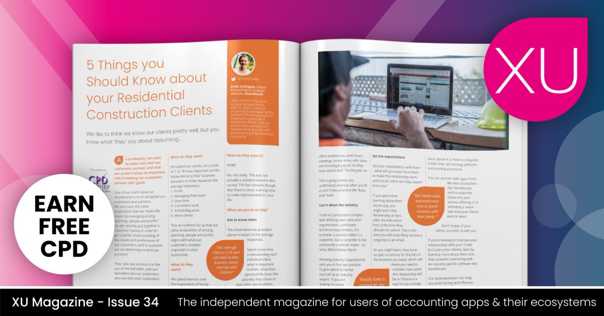 xumagazine's tweet photo. Check out these 5 things you should know about your Residential #Construction Clients from @NextMinuteApp! 👉 https://t.co/dclSXeg1l6 https://t.co/h88580kYdp