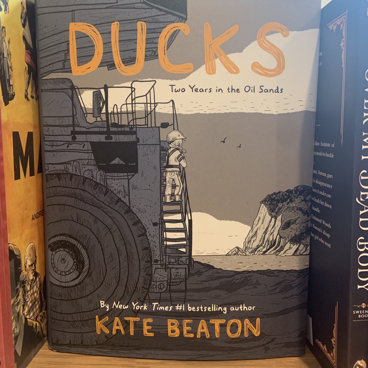 Congratulations to Kate Beaton and her autobiographical graphic memoir, Ducks, for winning the 2023 #canadareads competition. 

#ducks #graphicmemoir #oilsands #alberta #canada #okotoks #readmorebooks #indiebookstore
