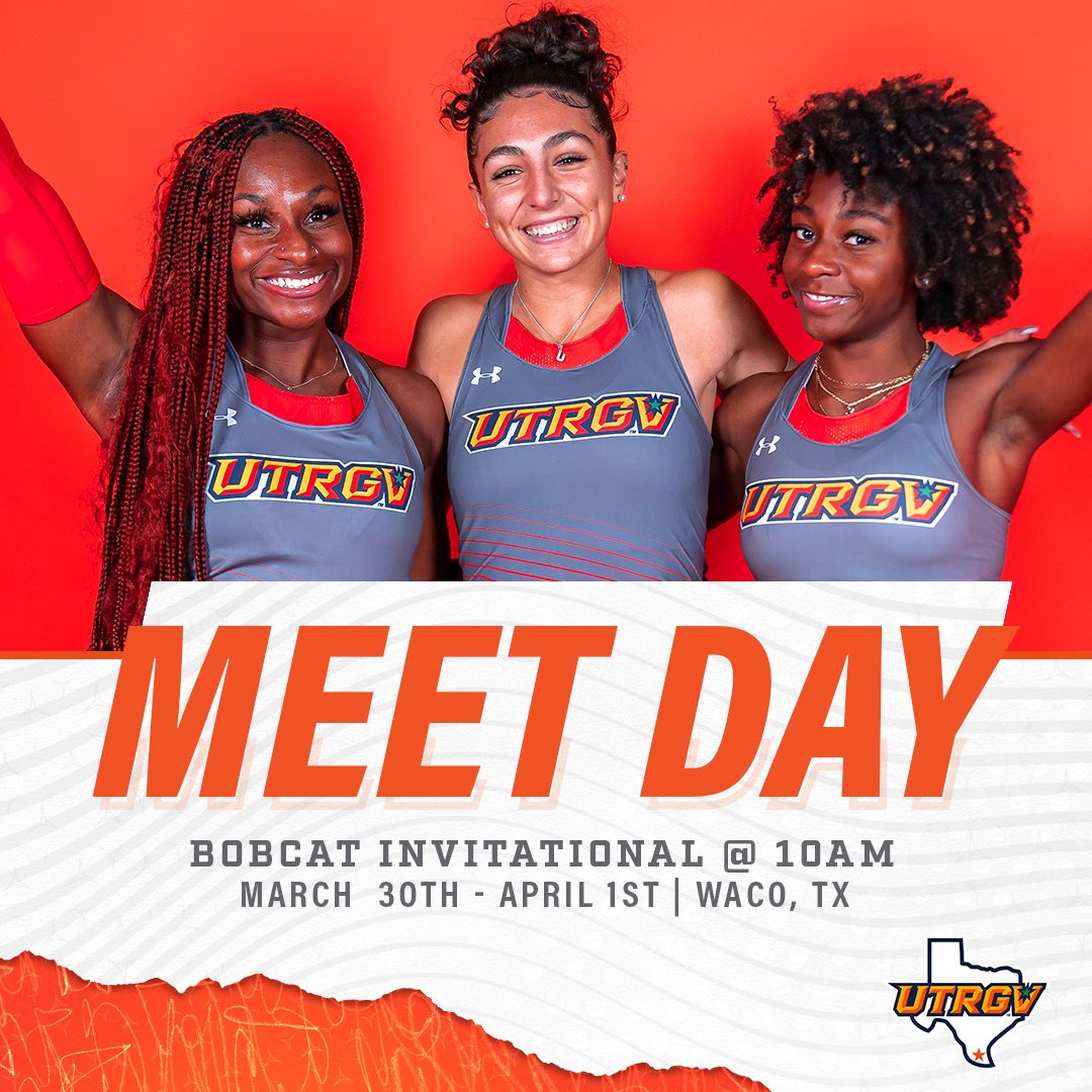 Meet Day! 

🔸 Bobcat Invitational
📍Texas State Track &amp; Field Complex

#UTRGV #RallyTheValley #WACitf