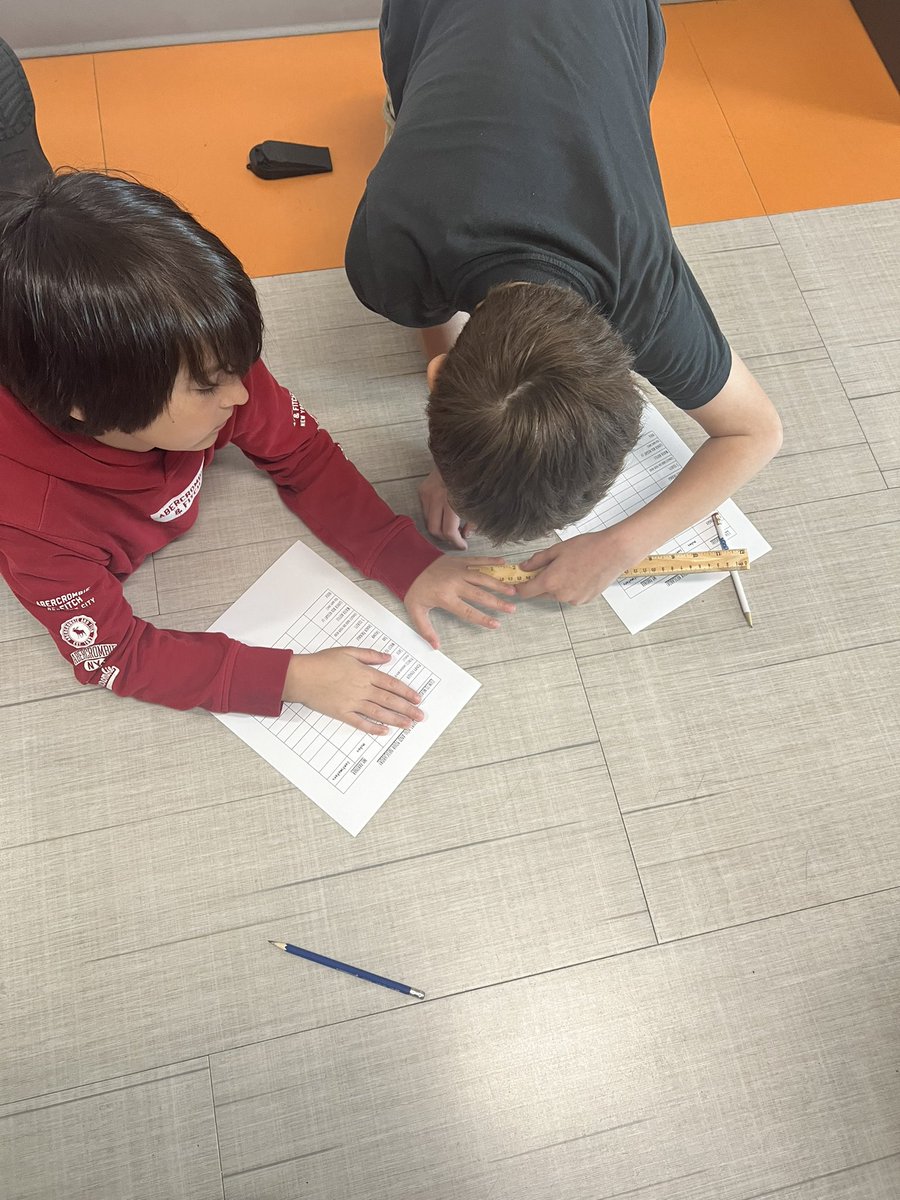 Bilderback4th's tweet photo. Practicing hands on measurement! https://t.co/hf22Z32P2F