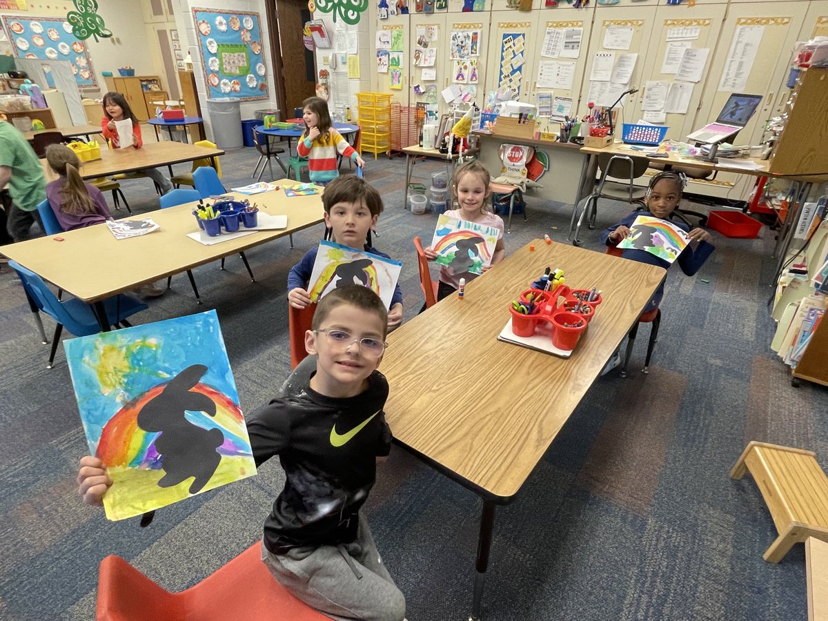 Spring Bunny Art #happyhillendale