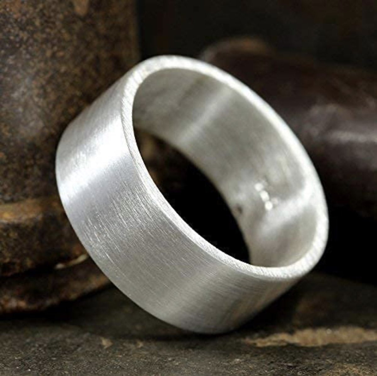 CryptoRingz's tweet photo. New batches of solid 925 sterling silver rings! Matte finish, 8mm wide - 1.5mm thick https://t.co/q7euxU7oGY
