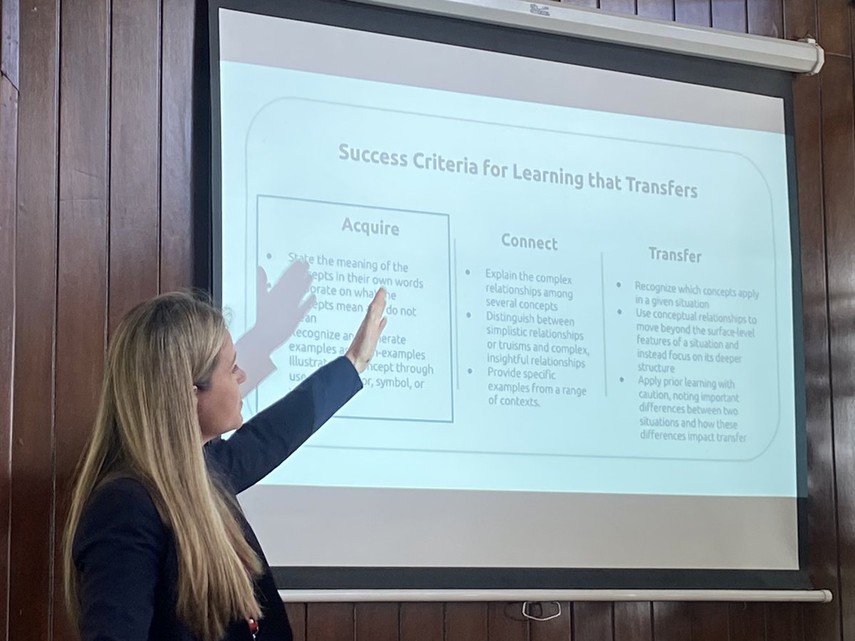 CaroCastroMora's tweet photo. ACT Acquire Connect Transform - What if I did this every time we’re about to start teaching something new? #AMISAEdCon #LearningThatTransfers @JulieHStern https://t.co/lVbHwzhRgL