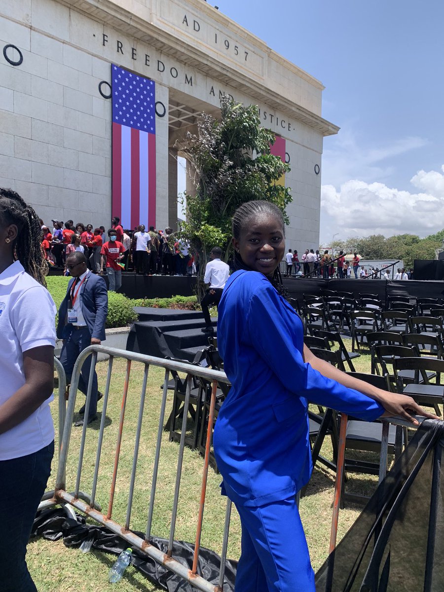 mavis_aboko's tweet photo. I was privileged to be part of the participants of the major speech by Kamala Harris, Vice President of the US. Her speech focused on good governance, democracy, women and youth empowerment.
Africa really needs innovations and good ideas to shape the future of the world. 
#Kamala https://t.co/Buo7KccAvx