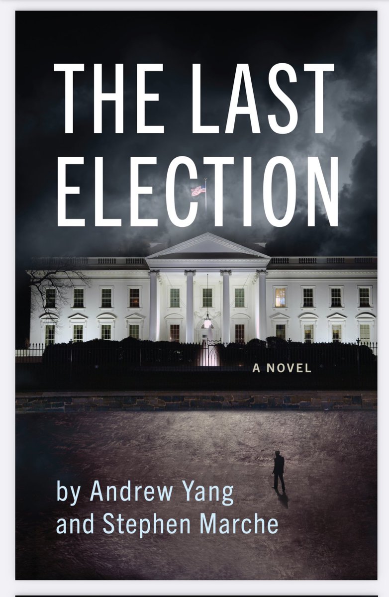 Excited to share that @StephenMarche and I have collaborated on a novel “The Last Election” about an election in the not-so-distant future that changes everything. It’s a thriller and comes out September 12th! To pre-order use 30% disc. code LASTELECTION akashicbooks.com/catalog/last-e…