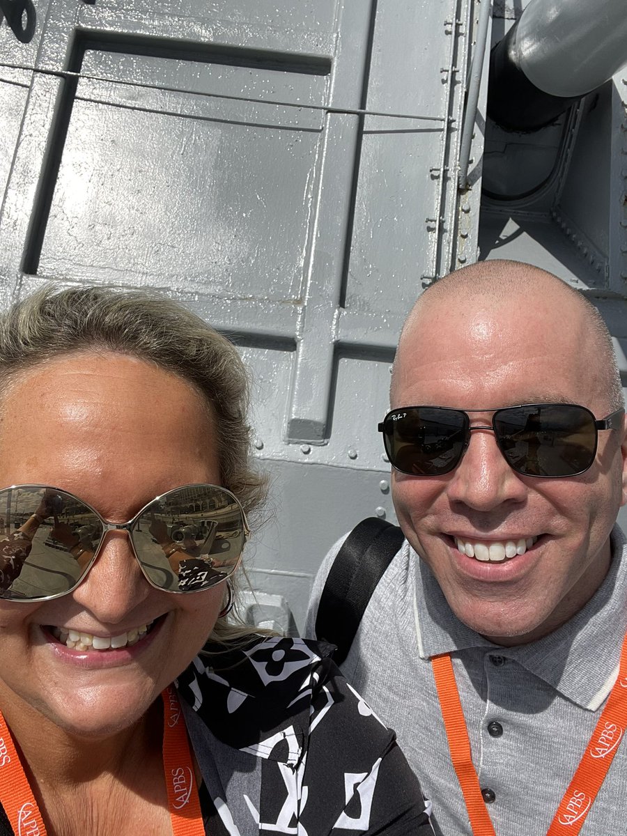 kaya2915's tweet image. Lunch break battleship tour! ⚓️🚢#WhenInJax @JaxNavalMuseum @theAPBS 🧡 #APBS2023