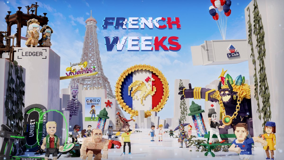 🎉 Giveaway de 2 clés Ledger brandées <a href="/TheSandboxGame/">The Sandbox</a> (NON SPONSO)

A l’occasion des #FrenchWeeks qui ont lieu du 23 Mars au 6 avril, on vous offre votre clé Ledger !

Les French Weeks rassemble 13 expériences de 9 studios français. (cc <a href="/Ledger/">Ledger</a>, <a href="/celio/">celio be normal</a>, <a href="/UnibetFrance/">Unibet France 🔞</a> et