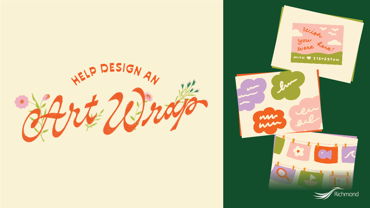 Take part in FREE art activities to contribute memories, stories &amp; excitement about the #Steveston Community Centre &amp; Library. Your art will help create eye-catching &amp; engaging artwork that will wrap 80 feet of construction fencing. 

Info: letstalkrichmond.ca/stevestonartwr… 
#RichmondBC