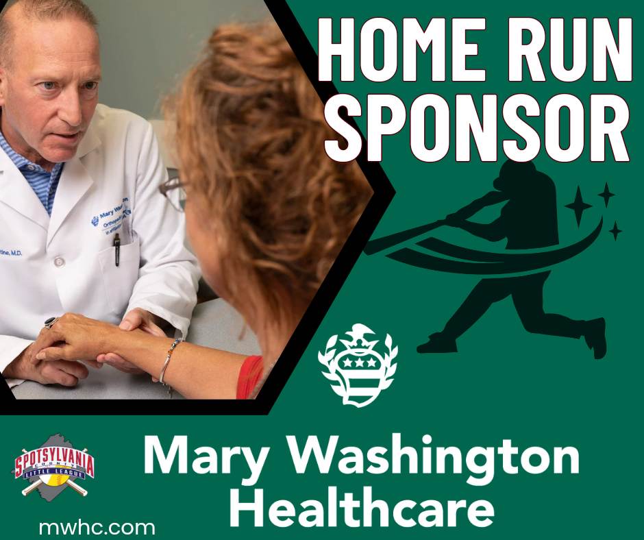 VASCLL's tweet photo. Help us give a huge welcome and thank you to our newest Home Run Sponsor, Mary Washington Healthcare, for sponsoring the 2023 season.

@MWHCConnection is a non-profit regional health system providing quality care to all. 

Thank you for all you do for the community! https://t.co/5TOKk343oN