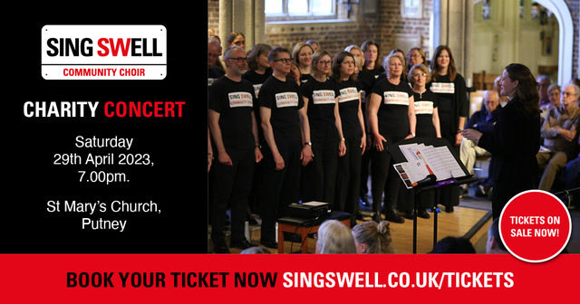 We had a fantastic time singing @theboatraces with <a href="/thisisriverside/">Riverside Radio</a>! 

We’re very pleased to announce the date of our 2023 Charity Concert in aid of local charities: <a href="/regenerateRISE/">Regenerate:RISE</a> and <a href="/Stem4org/">stem4</a>

Sat 29 April, St Mary’s, Putney 

Book your tickets now: SingSWell.co.uk/tickets