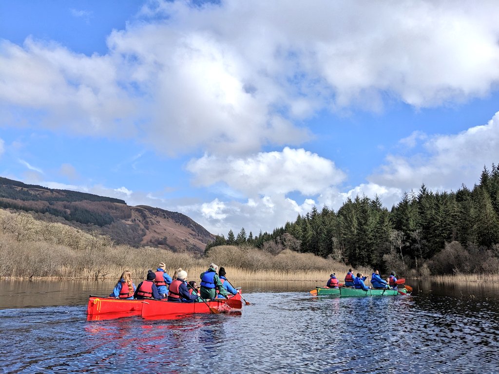 BlairvadachAndy's tweet image. Joined up with @blairvadachAils for a lovely wee #canoesafari to the @lomondtrossachs showing @BattlefieldPS the flora and fauna of #lochard 🙌
The sun shone, and we even got to see not one, but two Osprey's! 🦅🥳
@RSPBScotland
@RSPBLochLomond
@BlairvadachOEC
#BattlefieldBV23