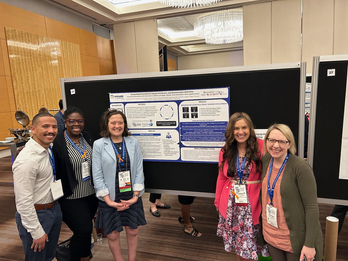 AAP Global Health (@aapglobalhealth) on Twitter photo Congrats to the <a href="/AmerAcadPeds/">American Academy of Pediatrics</a> Global Health Education for Equity, Anti-Racism and Decolonization (GHEARD) Project Advisory Committee on their poster presentation at @APPDConnect! #APPD2023 #GHEARD #AAP @AmyRLrule <a href="/heather_haq/">Heather #Vaccinated Haq, MD, MHS, FAAP</a> @MDHammer_ <a href="/TamReena/">Reena Tam, MD</a> <a href="/CUGHnews/">CUGH</a> Congrats to the <a href="/AmerAcadPeds/">American Academy of Pediatrics</a> Global Health Education for Equity, Anti-Racism and Decolonization (GHEARD) Project Advisory Committee on their poster presentation at @APPDConnect! #APPD2023 #GHEARD #AAP @AmyRLrule <a href="/heather_haq/">Heather #Vaccinated Haq, MD, MHS, FAAP</a> @MDHammer_ <a href="/TamReena/">Reena Tam, MD</a> <a href="/CUGHnews/">CUGH</a>