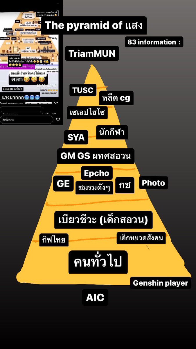 minorityhaters's tweet photo. I did not make this fr #เกียมอุดม https://t.co/EiX8INpK4u