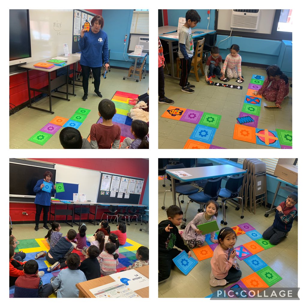llombardi2009's tweet photo. What a fun afternoon coding in our new MakerSpace!!! 🤖@LearningHandsOn @DentonDucks @DentonAvenueAP @MicheleFalabell #computationalthinkingskills #makerspace #weareherricks https://t.co/5YZOnih8v3