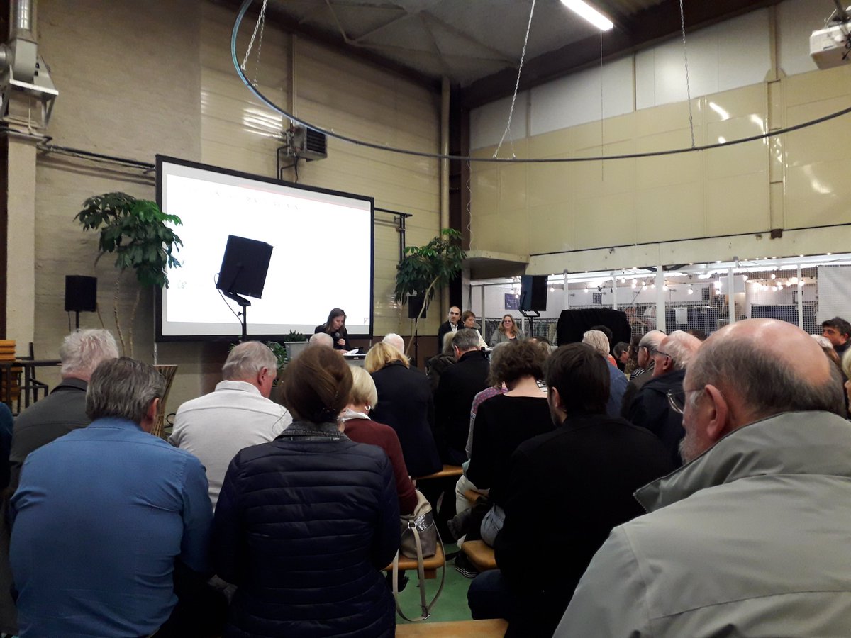 Début de la réunion d'information du projet des Anciennes Halles Nexans dans le nord de #Gerland