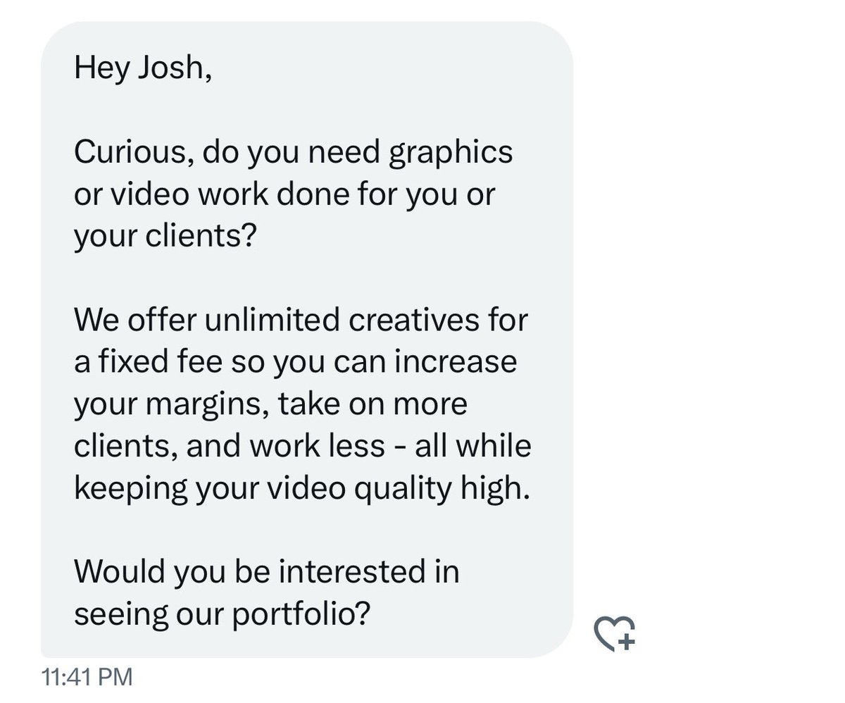 Josh Spector tweet media