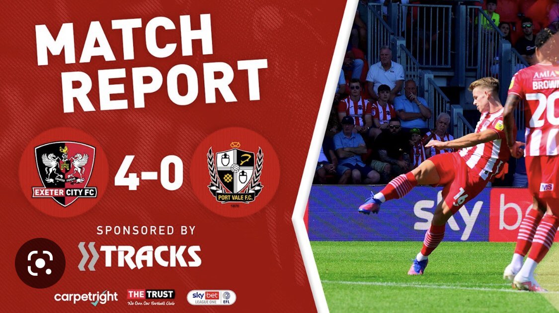 Our first ever #Grecians match was against @OfficialPVFC ..What a great baptism of fire 🔥 4-0 (06/08/22) ⚽️ #ECFC @OfficialECFC #MyNewFootballClub @mynewfootyclub