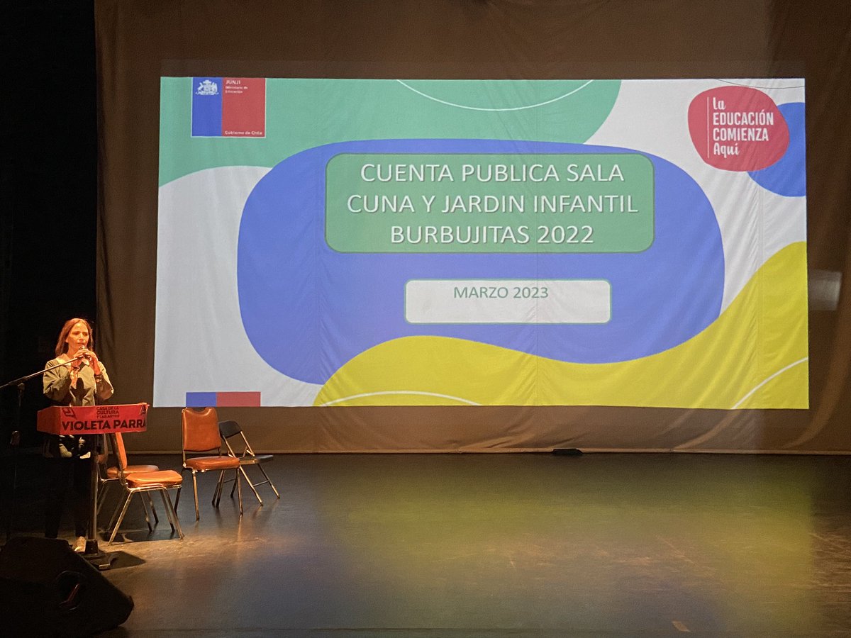 Hoy estuvimos presentes junto a United Way en la Cuenta Pública del Jardín Infantil Burbujitas, la cual fue presentada por su directora Carolina Chávez en presencia de la Coordinadora Provincial Patricia Banda.