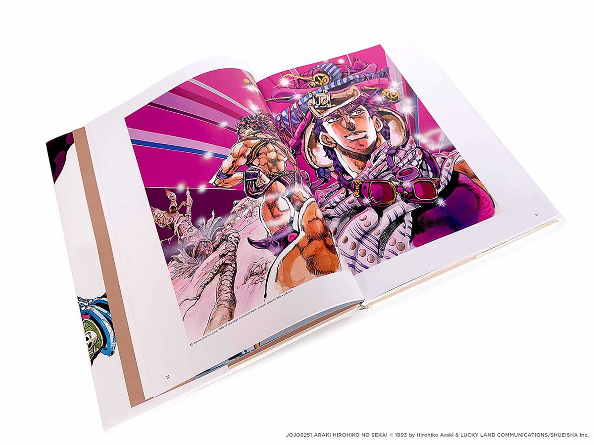 catsuka's tweet photo. 30 years after its release in Japan, "JoJo6251: The World of Hirohiko Araki" artbook is coming in the U.S. in May (english edition).
Preorders (USA) >> https://t.co/BBO1ULiHSo
Other countries >> https://t.co/wNpuja7xJp
#JoJosBizarreAdventure https://t.co/j2ikATpocH