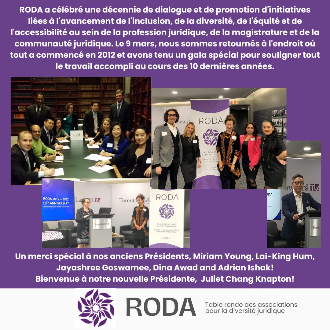 RODA célèbre une décennie !