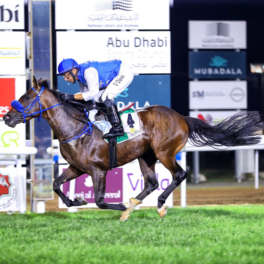 kelliottau's tweet photo. Congratulations to all the connections of the winning horse in Race 1 of the 15th Race Meeting at Abu Dhabi Equestrian Club. @kimelliott.au https://t.co/L4O4JWaz6H