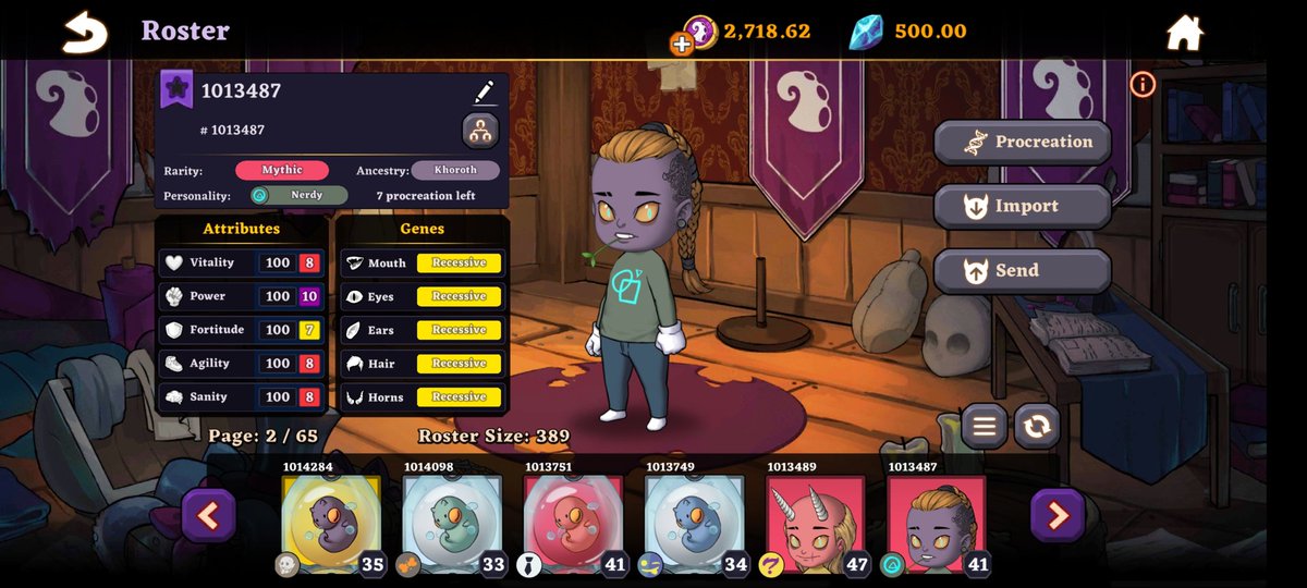 sammykingsworld's tweet photo. Just maxed these 2 beasts in time for #devibolc @devikins_game #nft #procreation now to find some partners. 

What have you got lined up to breed? Drop a picture below 😉   👇 https://t.co/fJxcZme5VQ