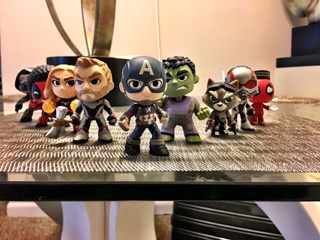 SMWGeek's tweet image. #myloveforphotography 
Fun times with the mini bobble heads. Taken with the iPhone 6s Plus 10July2019. #iphone #6splus #stockcamera #marvel #funko