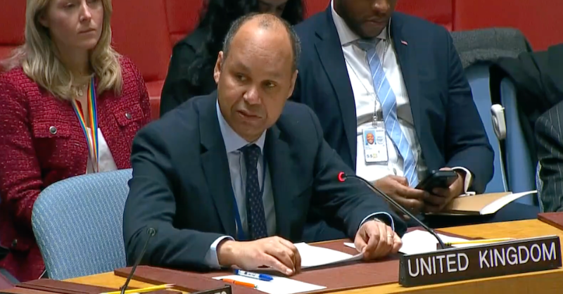 UKUN_NewYork's tweet photo. “The human and financial costs of conflict are unsustainable. 

“Development is the best form of prevention.”

🇬🇧 @JamesKariuki_UN

The UK is investing in long-term partnerships with African countries. That’s why we’re hosting the UK African Investment Summit in London in 2024.
