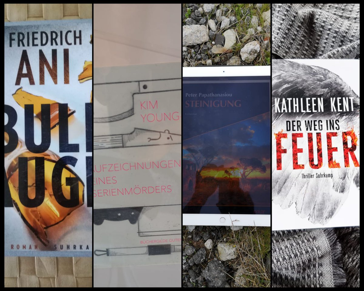 Kaliber_17's tweet image. Zeit für Kurzrezi:  Gunnar las über einen dementen Serienmörder, einen versehrten Polizisten u über einen Mord im Outback während Andy sich in Texas mit den Drogenkartellen beschäftigte. @kathleenkent214 @FriedrichAni @peteplastic @suhrkamp @PolarVerlag  krimirezensionen.de/abgehakt-kurzr…