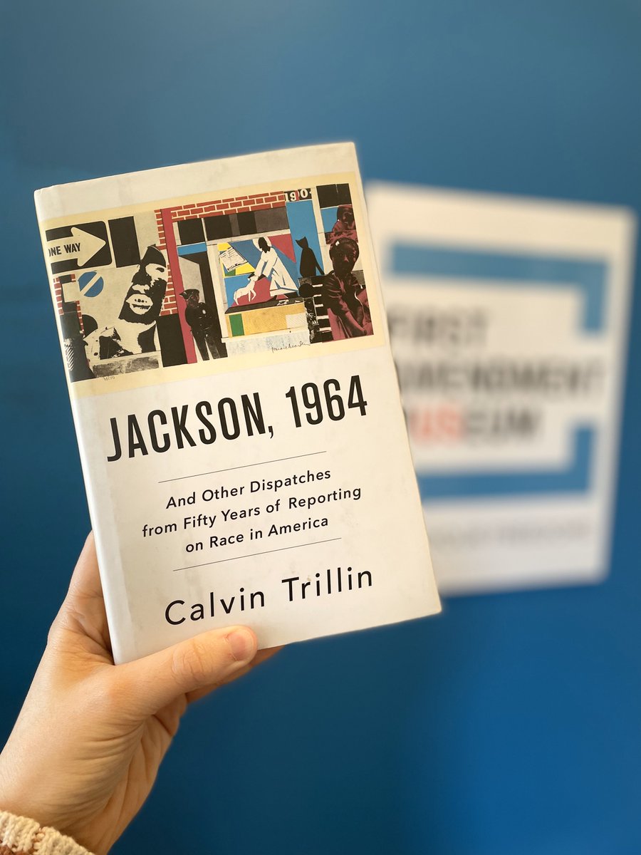 Have you read Jackson, 1964 by Calvin Trillin? It's a collection of essays that share the stories of activists, everyday people, &amp; policymakers navigating moments when race intersects with culture, society, and politics and is our #firstamendment #mustread
firstamendmentmuseum.org/learn/first-am…