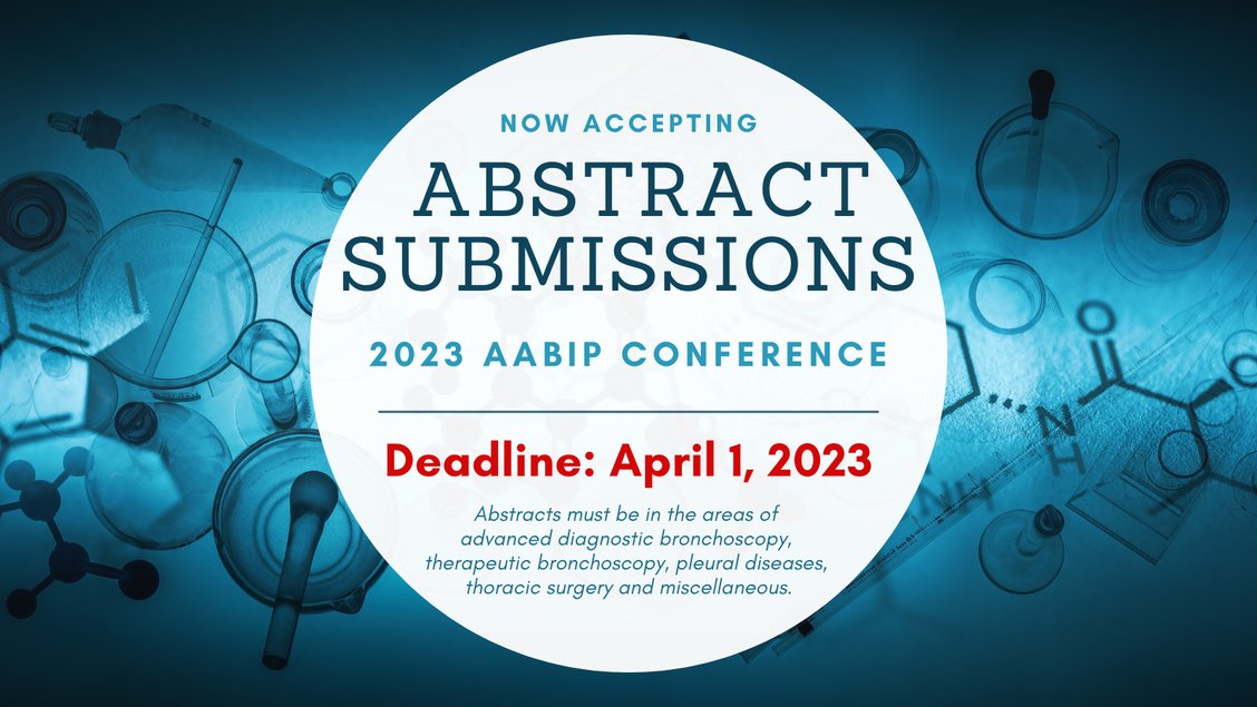 AAB_IP's tweet photo. #AABIPCON 
Submit your abstract for the AABIP Conference 2023 Research Abstracts
Deadline to Submit: Saturday, April 1, 2023
https://t.co/4fkVCSk7ny https://t.co/P3CuH8GUBB