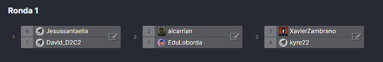 ShrimpLeague's tweet photo. Empezamos Torneo de Ajedrez.

Primera ronda de partidas. @jsantaellacopy vs @David_D2C2 - @rubenalonsoes vs @EduLabordaYYS - @xavier7zambrano vs @ErikGaes. 

Vamos a ver que reinos caen y cuales sobreviven. @chesscom https://t.co/mFkAyd68kL