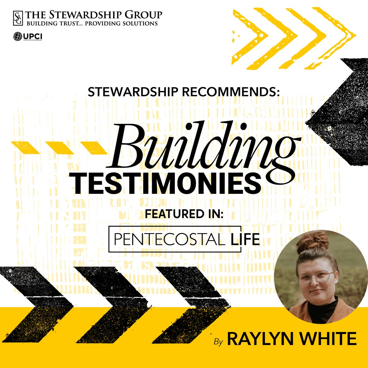 UPCLF's tweet image. Check out "Building Testimonies" by our very own Raylyn White in this month's issue of Pentecostal Life. 

#PentecostalLife #Stewardship #ChurchLoanFund #UPCI