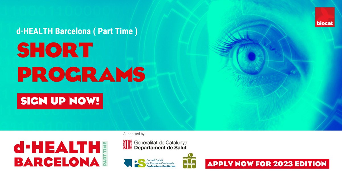 biocat_bioregio's tweet photo. Vols adquirir nous coneixements pràctics sobre els problemes més urgents d'avui❓
📋 Els #shortprograms creats a partir del programa #dHEALTHBcn són per a tu!
🧬 #CiènciesDeLaVida
🔬 #Innovació
✍ #Gestió
👥 #Emprenedoria
🔗 https://t.co/yq6jfgqoSL
@moebiobarcelona https://t.co/xPjQuK7YFa
