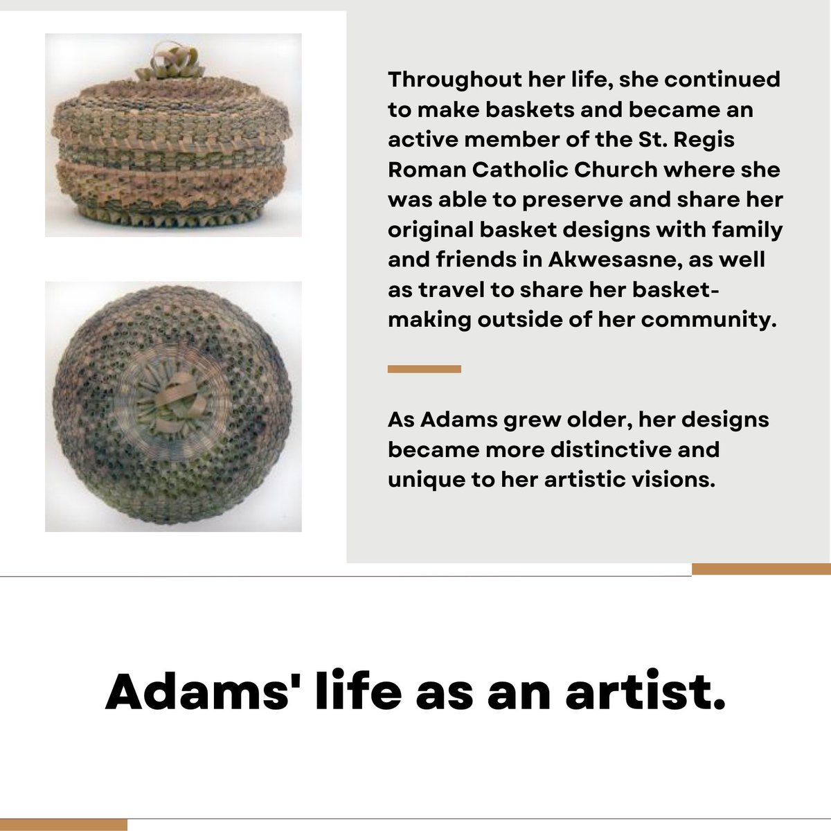 lmacolgate's tweet photo. Welcome back to our Piece Highlight series, featuring pieces that are included in our current exhibition, “Imagining Indigeneity in a Global Future”! Today’s post features basketry made by Mary Adams.

See full post here: https://t.co/SW4W9TCu06 https://t.co/IDJpUdNOLF
