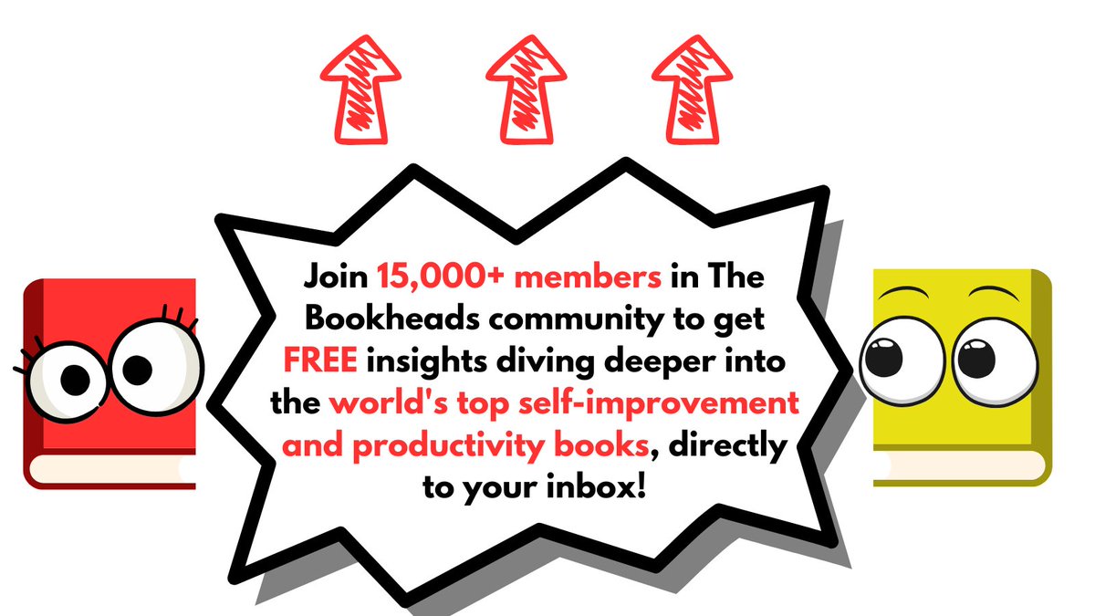 thebookheads's tweet photo. Sign up to our FREE newsletter for more in-depth lessons + insights from the world's best Personal Development &amp; Productivity books

👉👉 https://t.co/jmElQ4CLF0 https://t.co/akkz3QXCUz