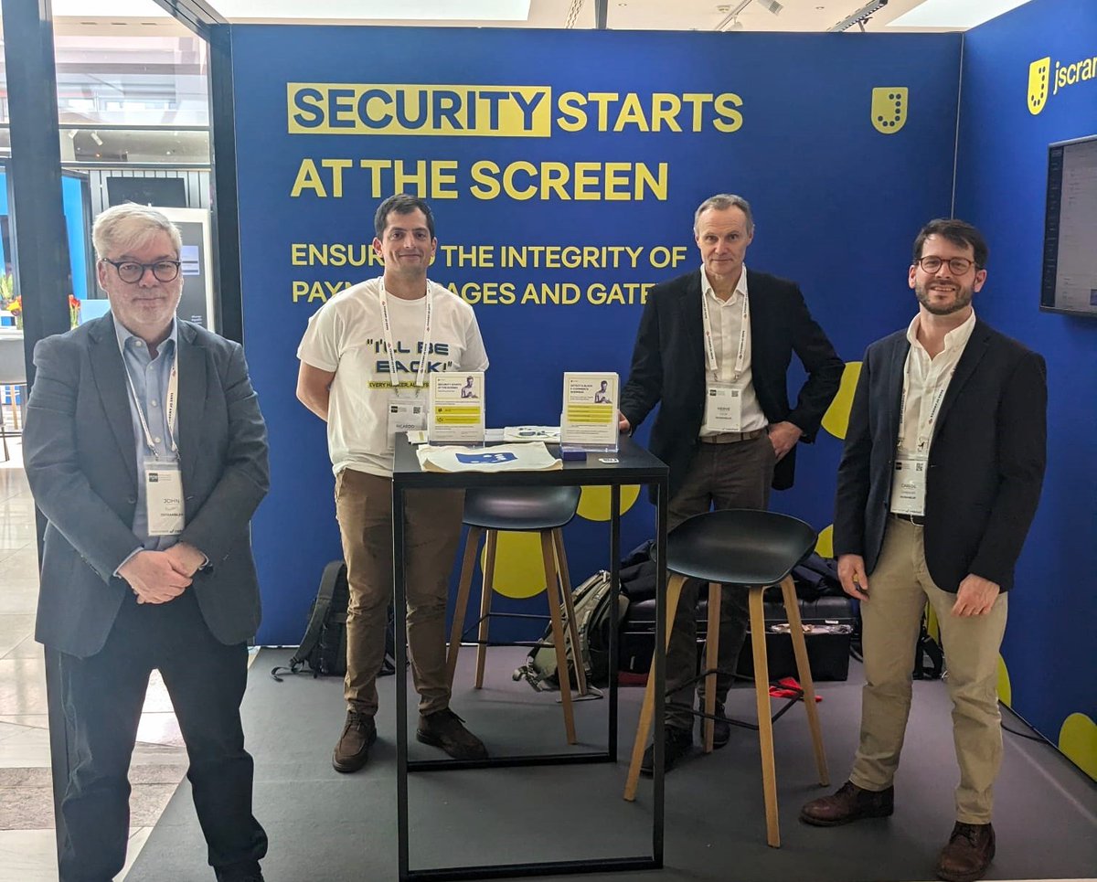 Jscrambler's tweet photo. ๐ฉ๐ช It's a wrap for Merchant Payments Ecosystem 2023! It was a pleasure to be there and to meet everyone๐ค Do you have any #cybersecurity or PCI DSS questions that you forgot to ask the team? You can do it right here: https://t.co/vo67ZSJv1v ๐ฅ
#mpecosystem #mpe2023 @mpecosystem https://t.co/5dwzWZSkHk