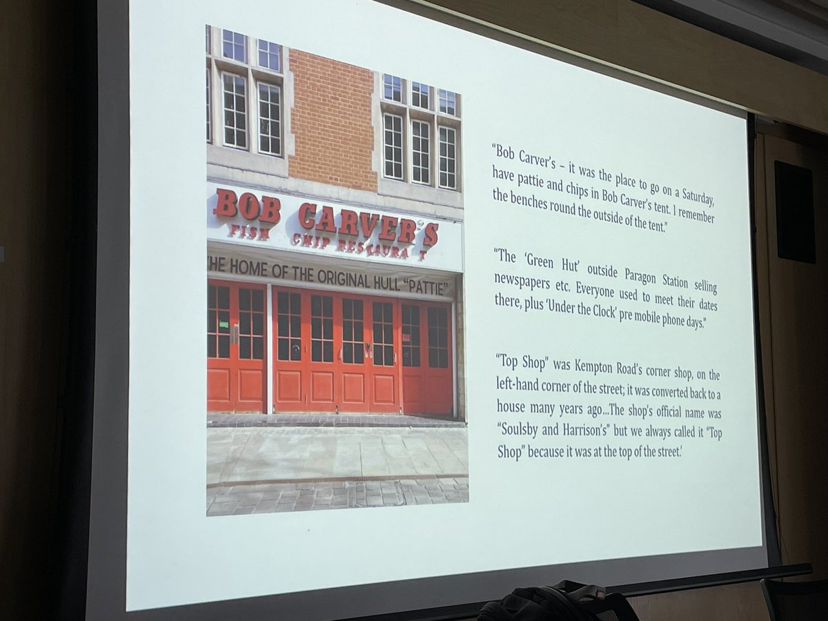 Excellent panel on built heritage, place and public engagement in 21st century Britain #UHG2023 

<a href="/charltommo/">Dr Charlotte Tomlinson</a> spoke on walking workshops, in-situ engagement (maps!) and online engagement (more maps!) for <a href="/HalfBlitz/">The Half Life of the Blitz on Hull</a>