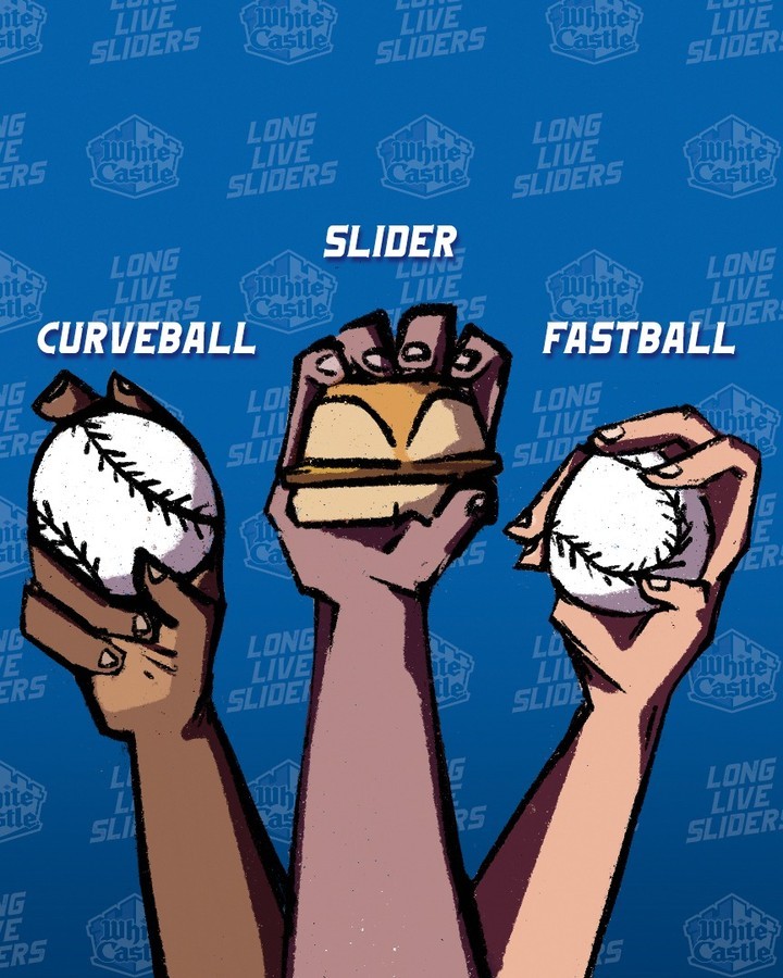 WhiteCastle's tweet photo. Happy #OpeningDay ⚾️ all 30 teams playing today – we anticipate a lot of sliders! https://t.co/0xCWQEJQCd