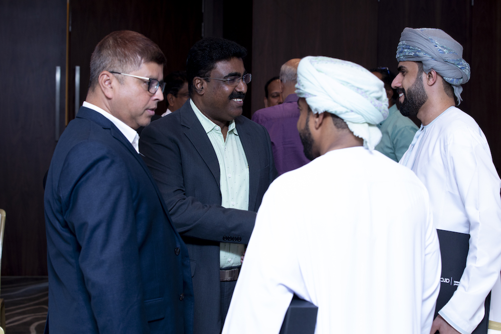 Arcserve's tweet image. Last week our partner @Khimji_Ramdas hosted an excellent end-user event in Muscat, Oman! Arcserve teammate, Latif, was there to talk about all things #SaaSBackup, UDP, and OneXafe. Thank you to everyone who attended! 🌟