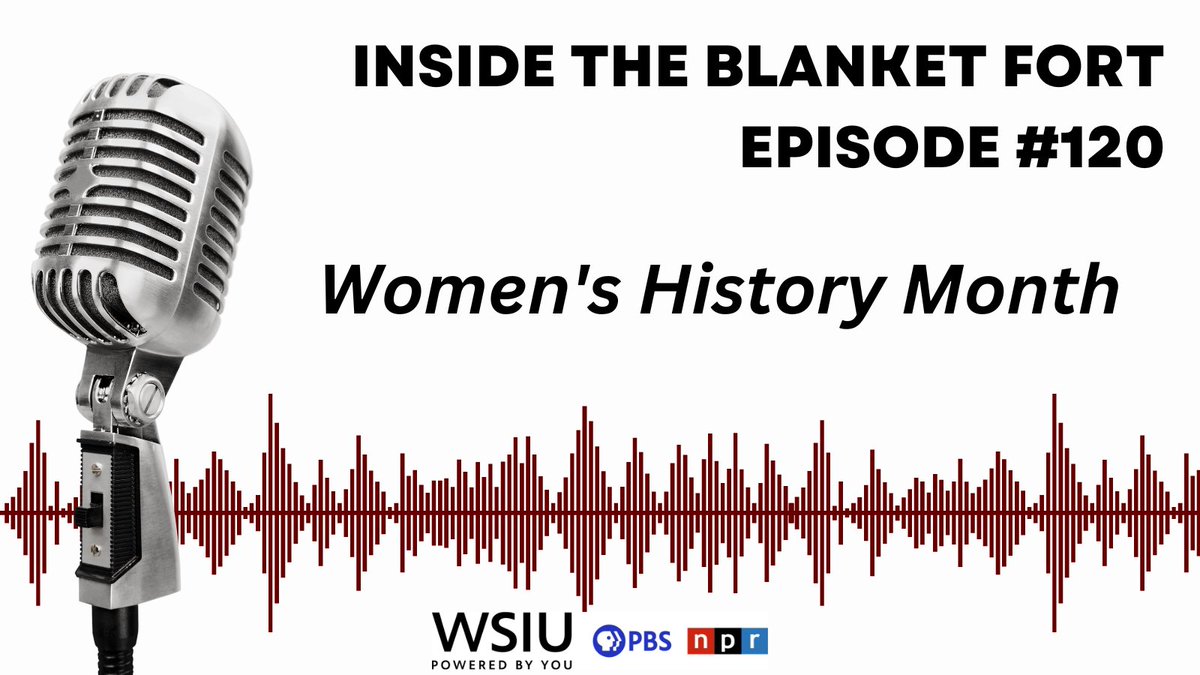 siupress's tweet photo. Join us INSIDE THE BLANKET FORT for twelve book recommendations to finish out your Women's History Month reading!

https://t.co/UM2eNxginM

#podcast #radioshow #insidetheblanketfort #womenshistorymonth https://t.co/MhhgoX8oaF