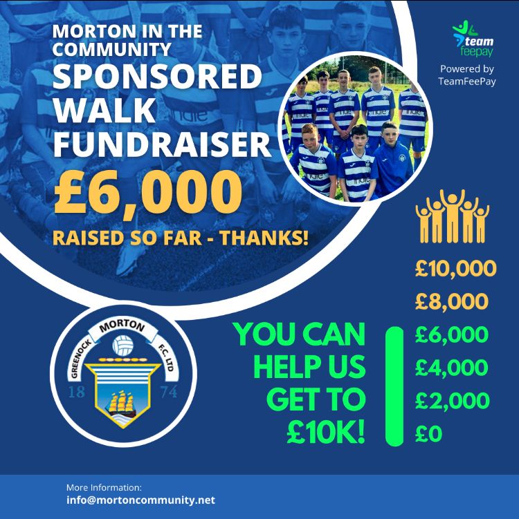 MortonCommunity's tweet photo. 𝟐 𝐃𝐚𝐲𝐬🎂 #Mor10

This Saturday, we will be celebrating our 10th birthday during @Morton_FC against Inverness⚽

To celebrate, there will be events taking place on matchday and the following days.

Read more➡️ https://t.co/GwBY3W1qeT
Donate➡️https://t.co/apesYoueKV https://t.co/sTlYNMXcpf