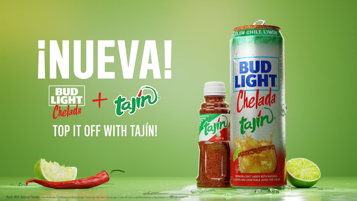 Ahead of Fresno Fight Night, @BudLight is joining forces with @TajinUSA, the #1 chili lime seasoning in both the U.S. and Mexico, to launch the new Bud Light Chelada Tajín Chile Limón. Cheers to a great partnership and product! #futurewithmorecheers