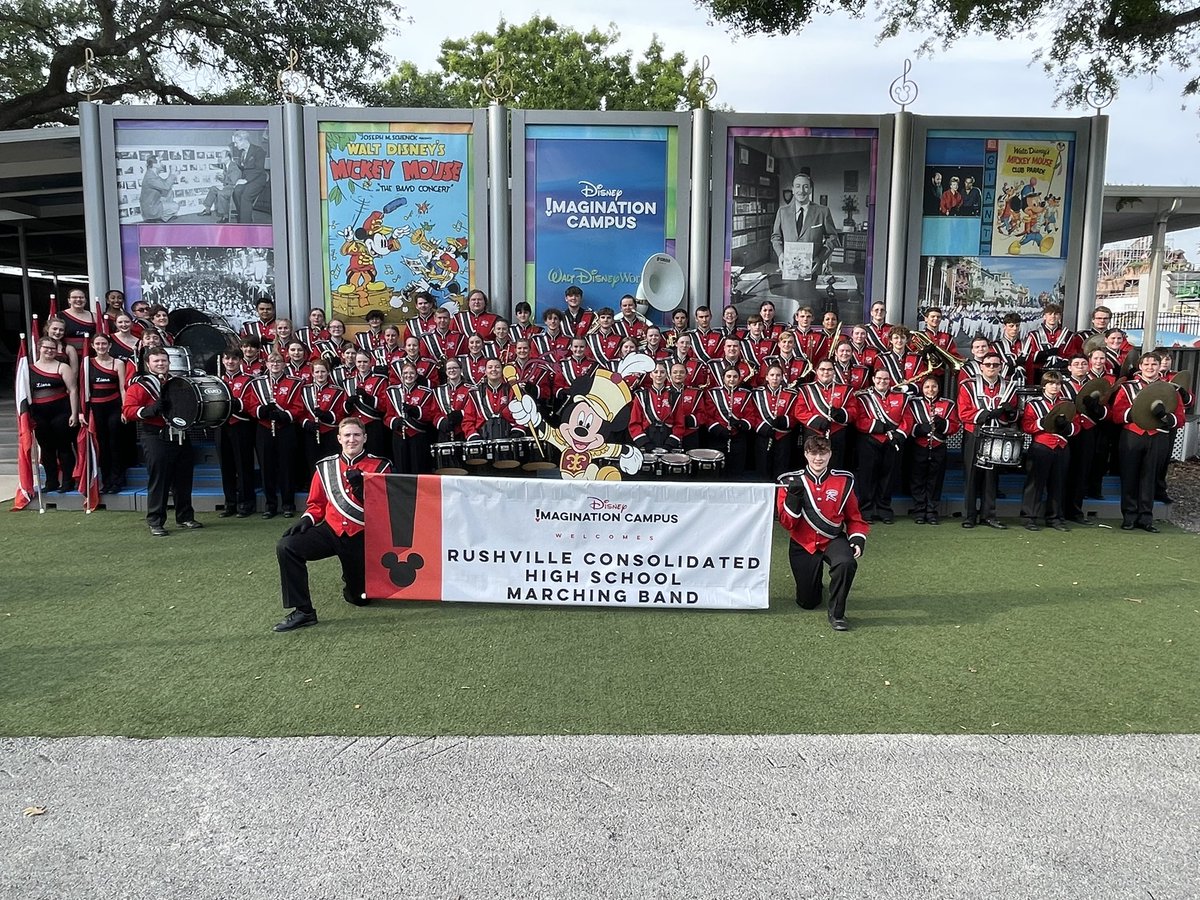RCHS Band performed yesterday at Magic Kingdom