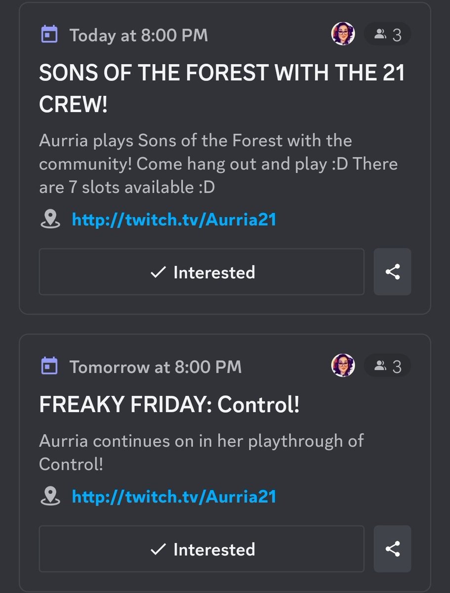Aurria21's tweet photo. My schedule this week!!
#TwitchStreamers #twitch #girlgamer #streamer #psychepaths #gritgaming https://t.co/lr65wVk7Mf